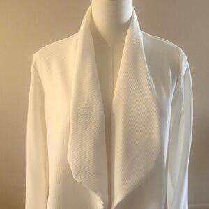 White Waffle Knit Jacket